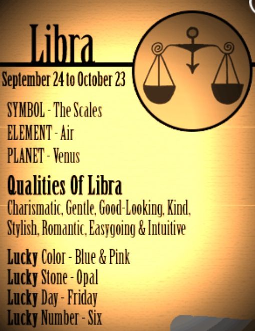 Everything Lucky About Libra
