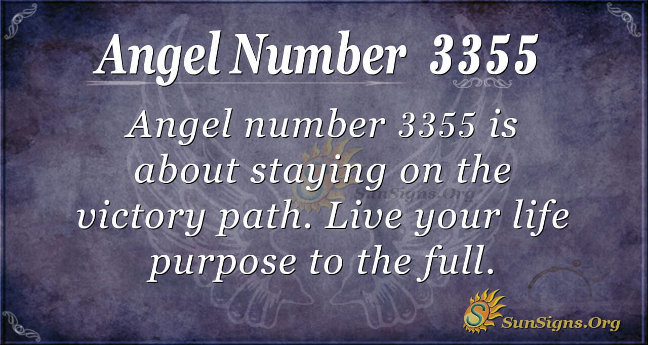 ANGEL NUMBER 3355
