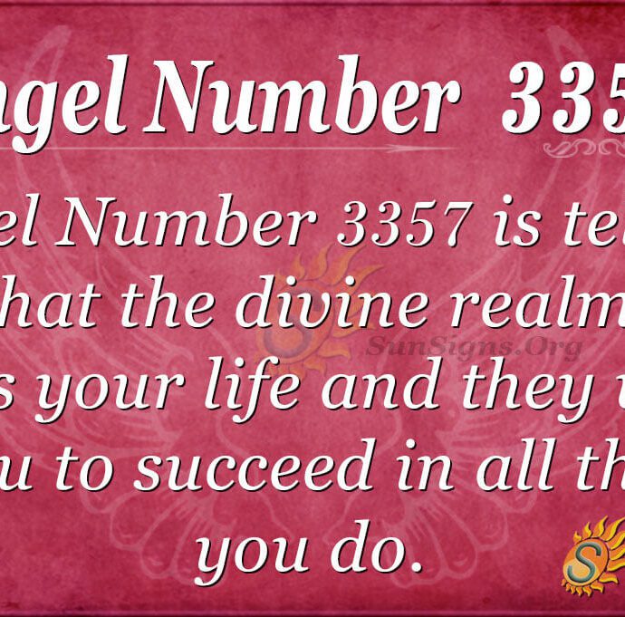 ANGEL NUMBER 3357