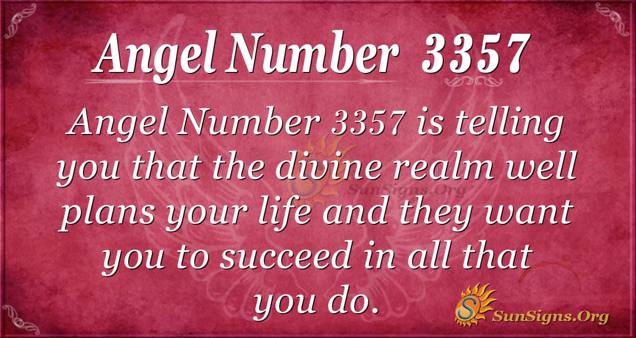 ANGEL NUMBER 3357