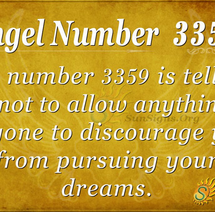 ANGEL NUMBER 3359