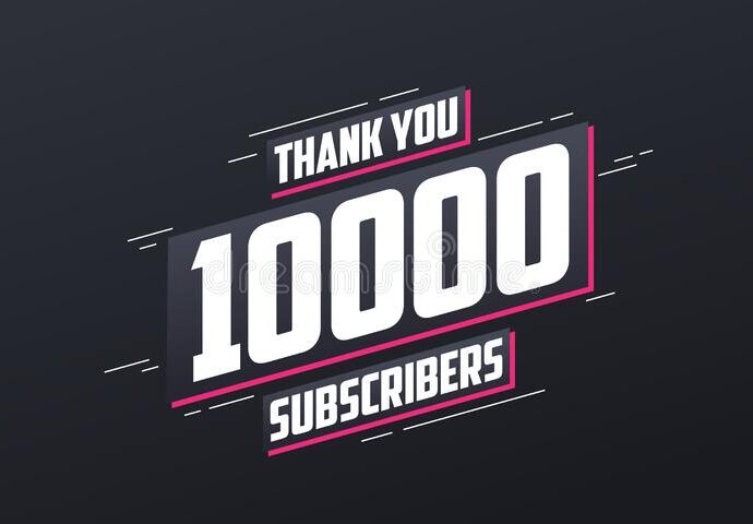 Thank you for 10000 subscribers on YouTube! :)