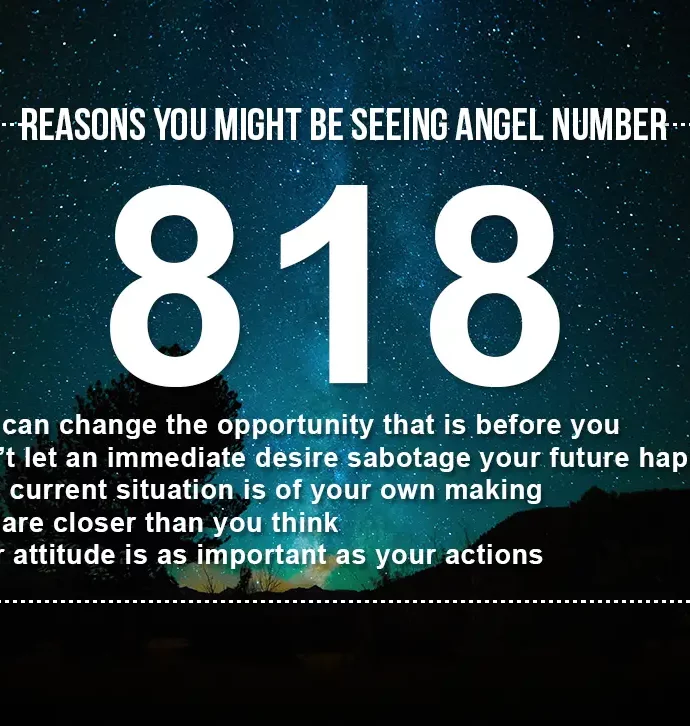 The time for change is now: Angel Number 818