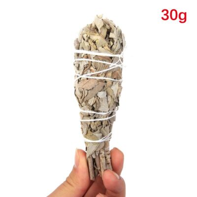 30g All Natural California White Sage Smudge Stick Bundles