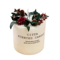 Decorative Handmade All Natural Aromatherapy Candles with 100% Natural Essential Oils in Soy Wax.
