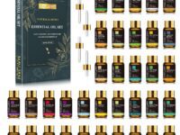 16pcs Gift Box Pure Nature Plant Essential Oils Set for Diffuser Lemongrass Mint Eucalyptus Lavender Citronella Cuticle Oil
