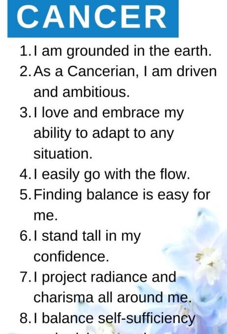 Grounding Affirmations for Each Zodiac Sign