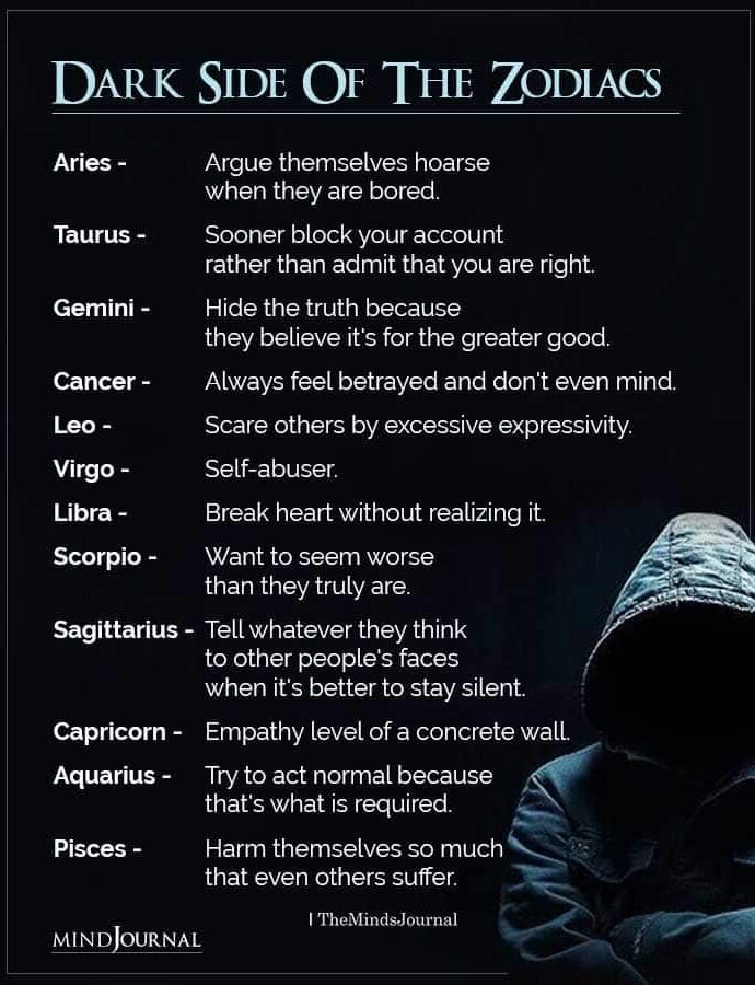 The Dark Side Of Your Zodiac Sign (And How To Overcome It)