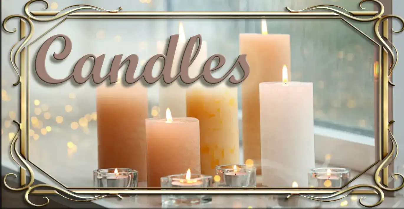 Our Wide Selection Of Candles Come In A Large Variety Of Scents And Colors. We Carry Reiki Infused, Ritual Pillar Candles, Aromatherapy, And Chakra Candles.