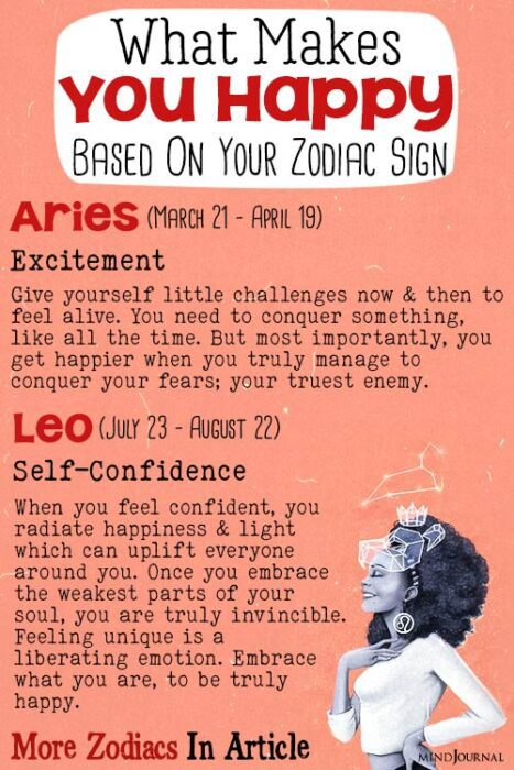 How to Be Happier According to Your Zodiac Sign