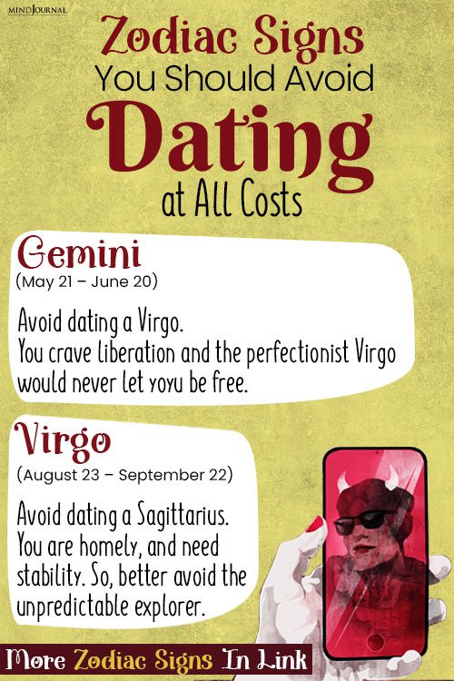 Zodiac Signs you should Stop Dating, if you want to avoid a breakup