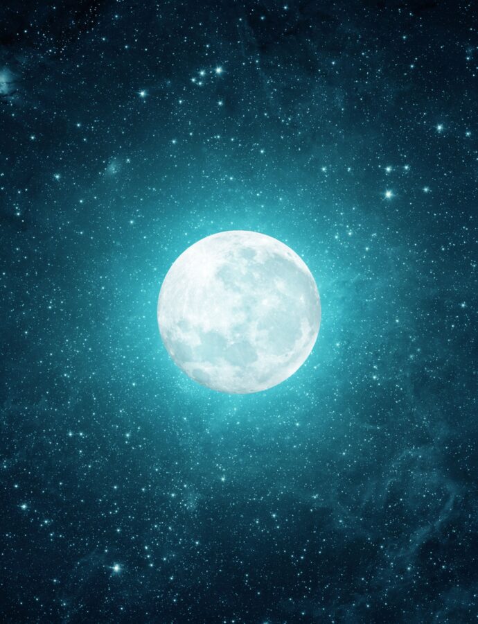 Once in a Super Blue Moon, the Second Full Moon in August, in Pisces