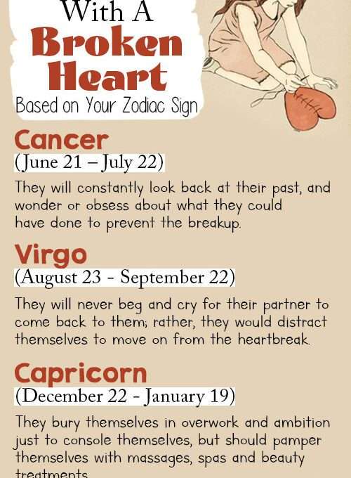 How To Mend A Broken Heart According To Your Zodiac Sign?