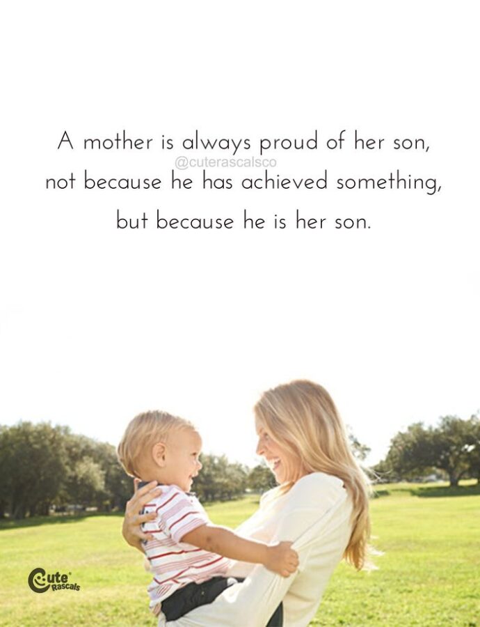 Heart Warming Mother And Son Quotes