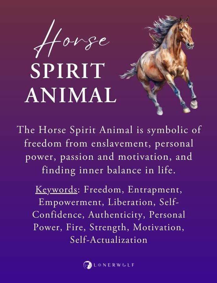 Horse Spirit Animal – Symbolism & Meaning