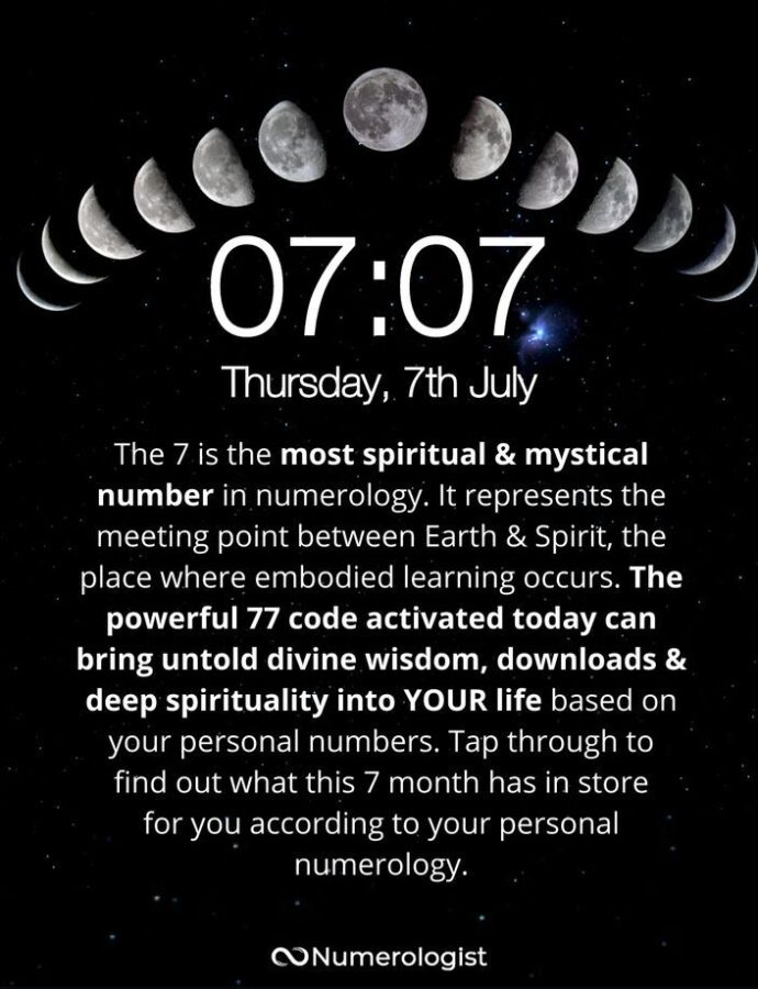Numerology of July 7th – A Day of Finding Spiritual Peace and Wisdom